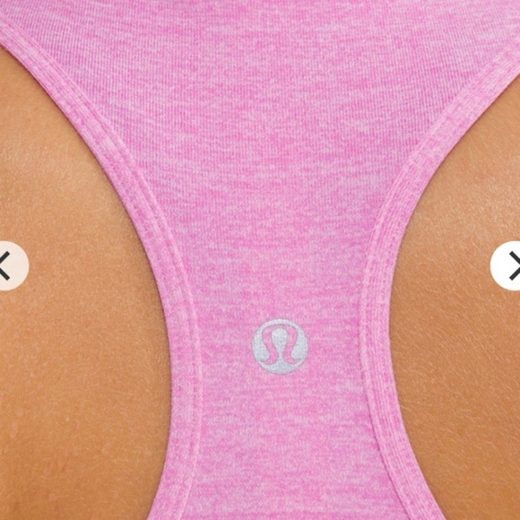 Lululemon Cool Racerback Tank Heathered Smoky Rose Size 4 - Picture 4 of 10